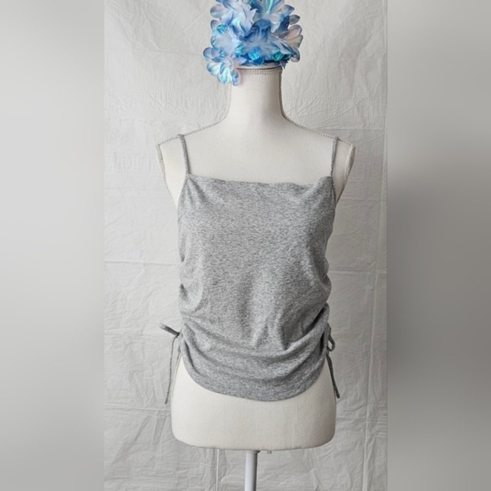 AERIE Ruched Cropped Tank Top